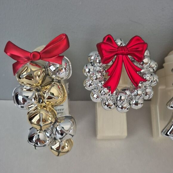 Bath and Body Works 5 Christmas Plug In Wallflowers Bells Wreath Tree Deer Bulb - Picture 3 of 11
